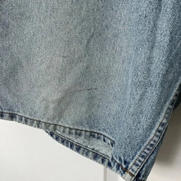 Vintage Calvin Klein Easy Fit Double Stone Wash Denim Jean Shorts - Picture 3 of 7